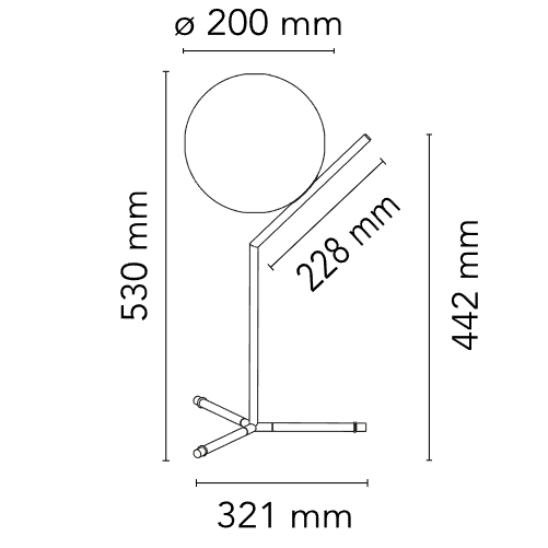 Mode IC Stehtischleuchte